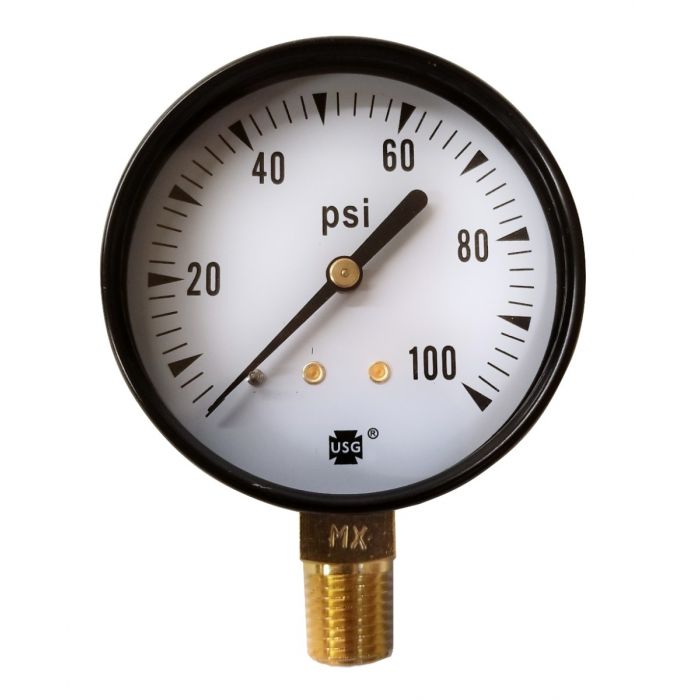 NOS AMETEK P500 Pressure Gauge 2" Dial 100 PSI for sale online 