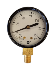 Ametek USG Model P-500 2.0in 30inHg-0-150 PSI Pressure Gauge