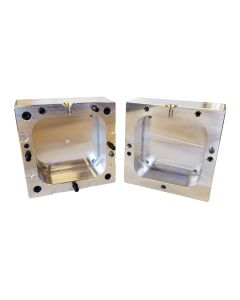 Large Injection Mold Frame With Integral Clamping