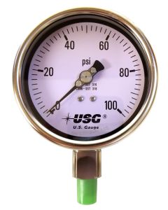 Ametek USG Model 656 Pressure Gauge SS